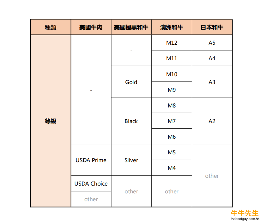 牛肉分機對比